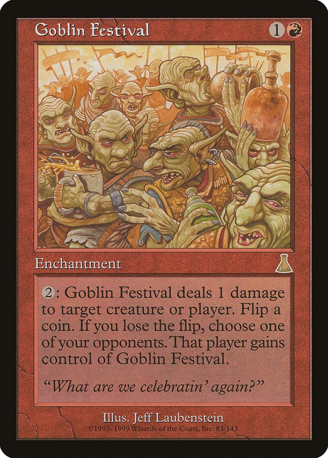 Goblin Festival [Urza's Destiny] Magic: The Gathering