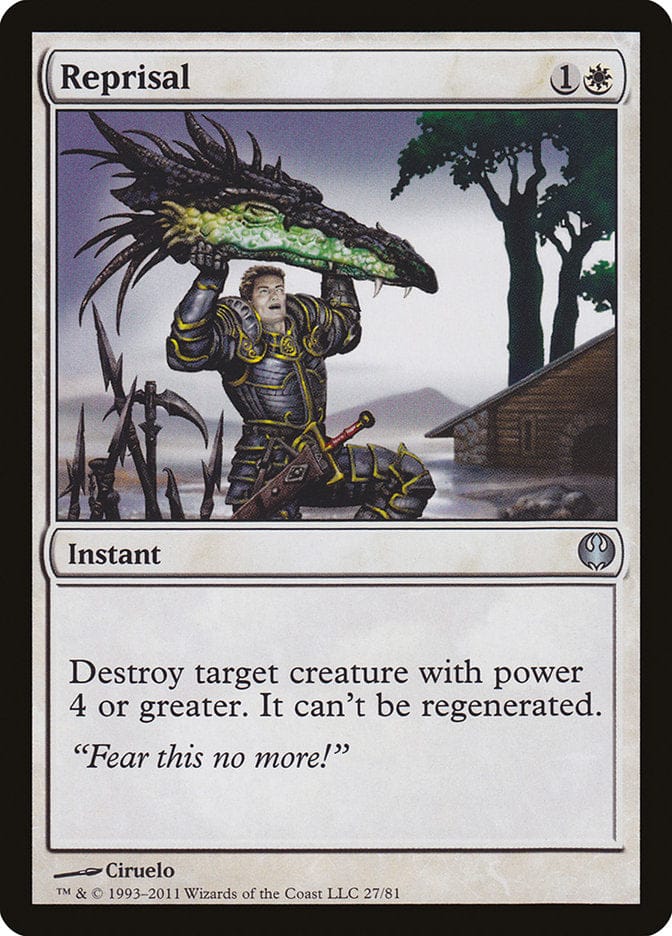 Reprisal [Duel Decks: Knights vs. Dragons] Magic: The Gathering