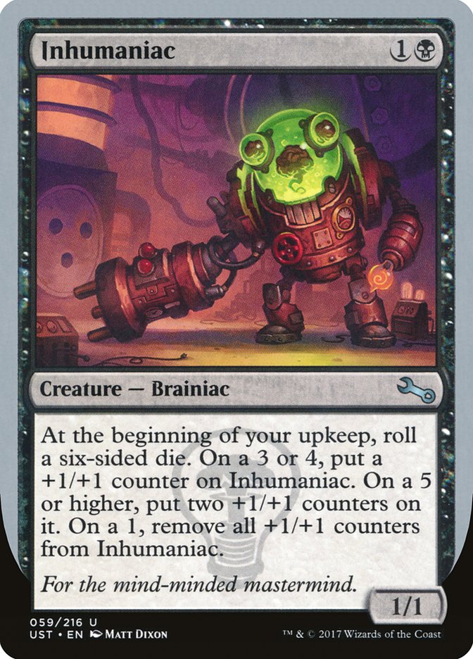 Inhumaniac [Unstable] Magic: The Gathering