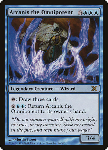 Arcanis the Omnipotent [Tenth Edition] Magic: The Gathering