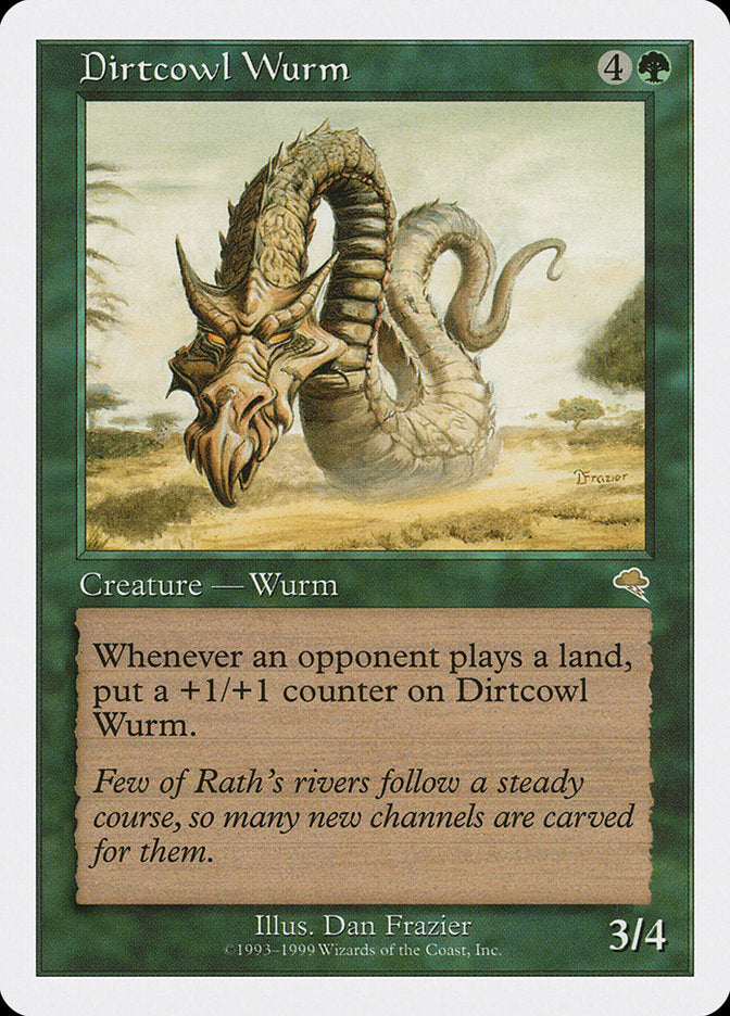 Dirtcowl Wurm [Battle Royale] Magic: The Gathering