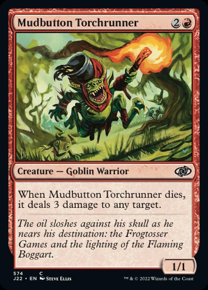 Mudbutton Torchrunner [Jumpstart 2022] Magic: The Gathering