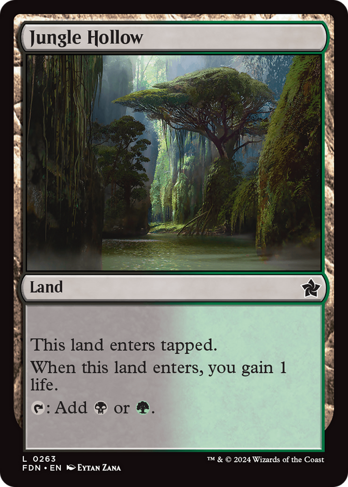 Jungle Hollow [Foundations] Magic: The Gathering