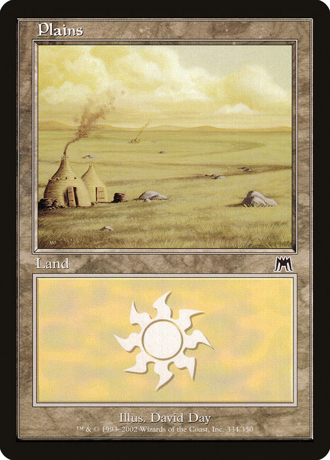Plains (334) [Onslaught] Magic: The Gathering