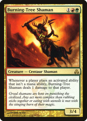 Burning-Tree Shaman [Guildpact] Magic: The Gathering