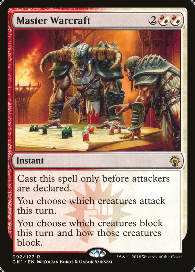 Master Warcraft [Guilds of Ravnica Guild Kit] Magic: The Gathering