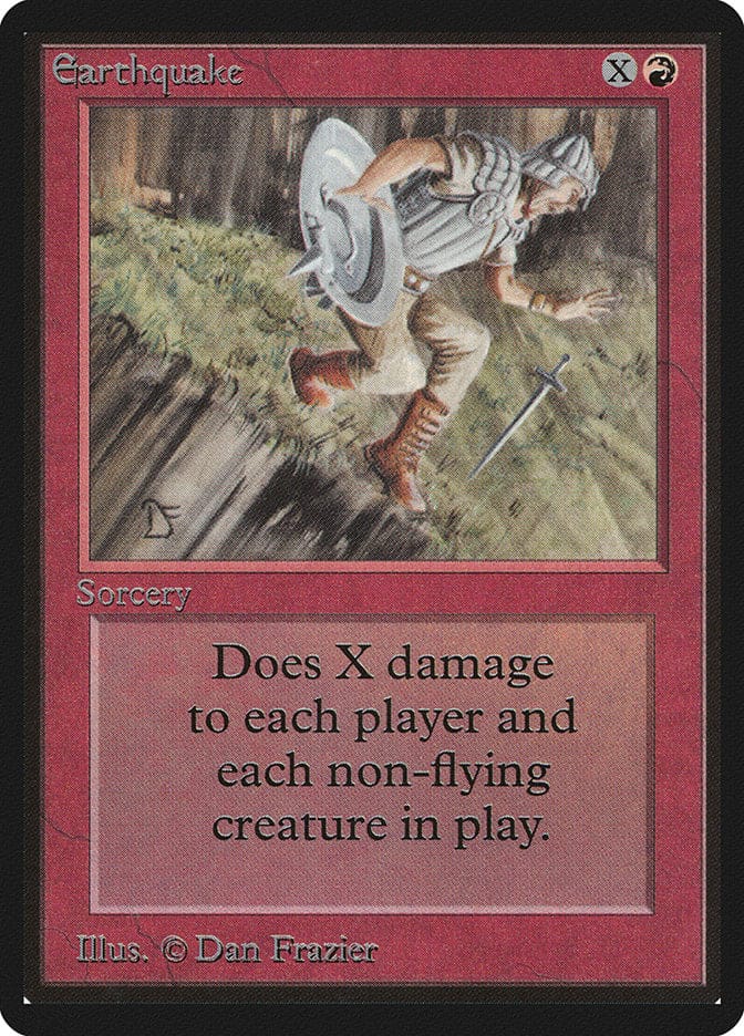 Earthquake [Beta Edition] Magic: The Gathering