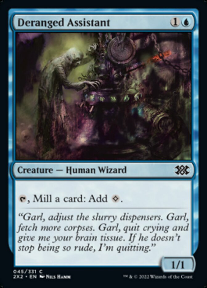 Deranged Assistant [Double Masters 2022] Magic: The Gathering