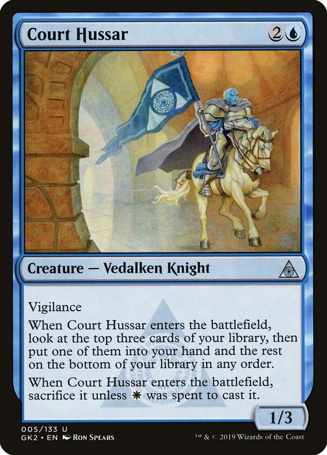 Court Hussar [Ravnica Allegiance Guild Kit] Magic: The Gathering