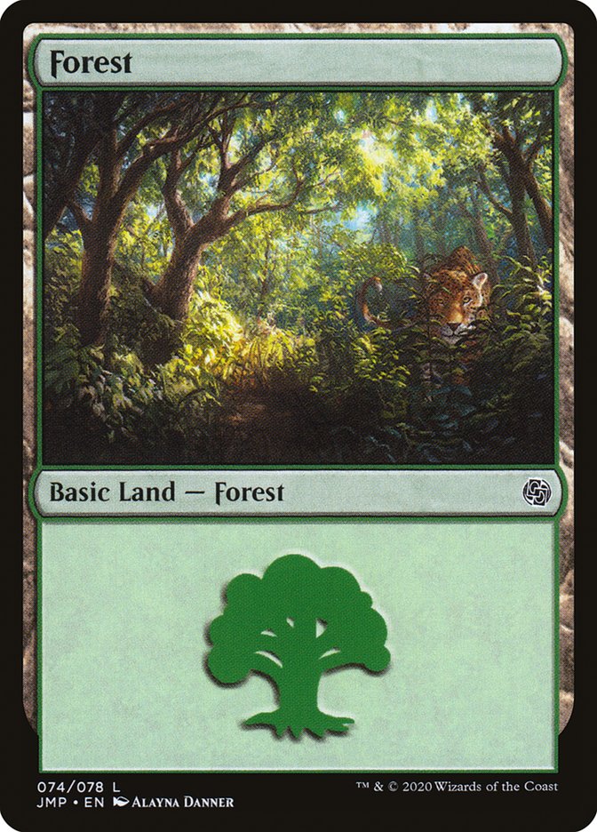 Forest (74) [Jumpstart] Magic: The Gathering