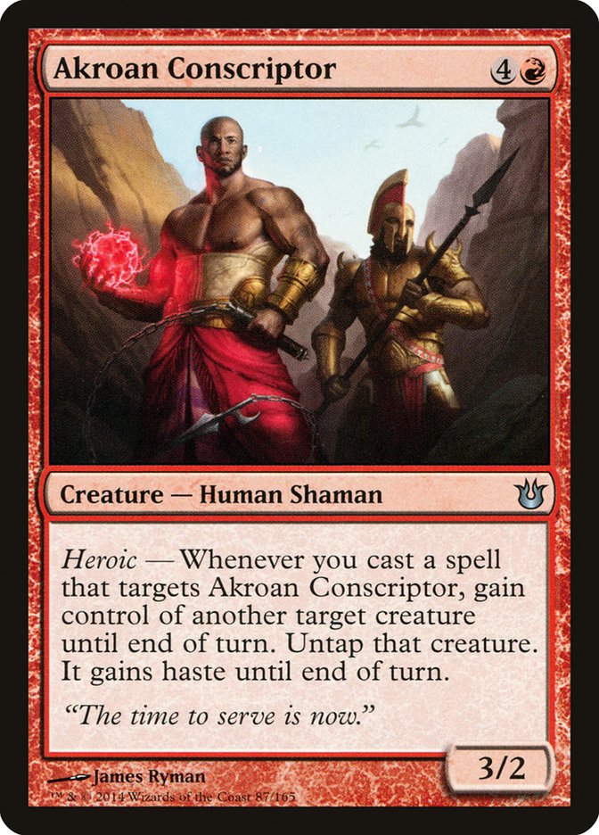 Akroan Conscriptor [Born of the Gods] Magic: The Gathering