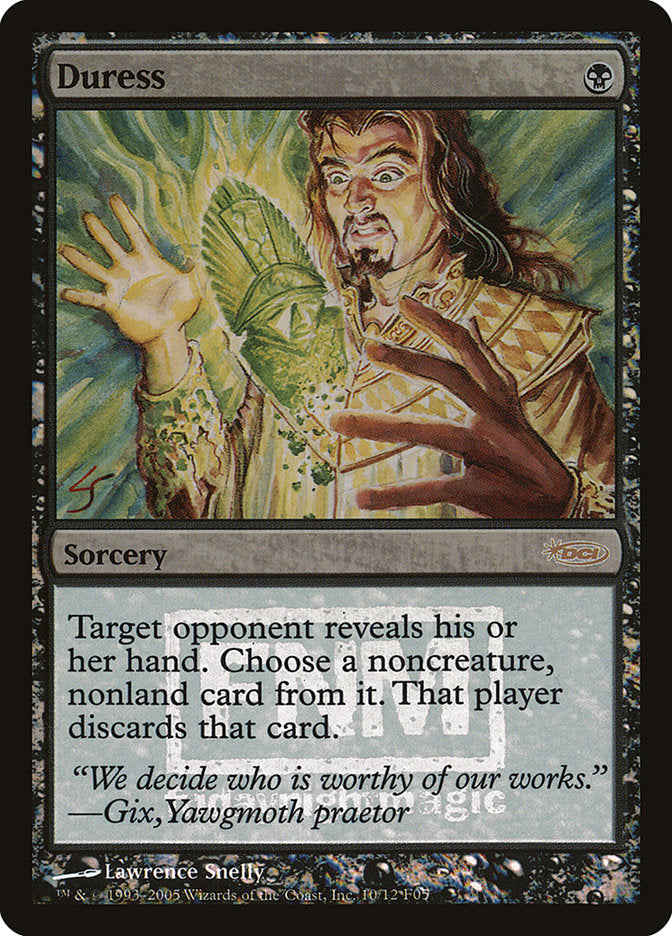 Duress [Friday Night Magic 2005] Magic: The Gathering