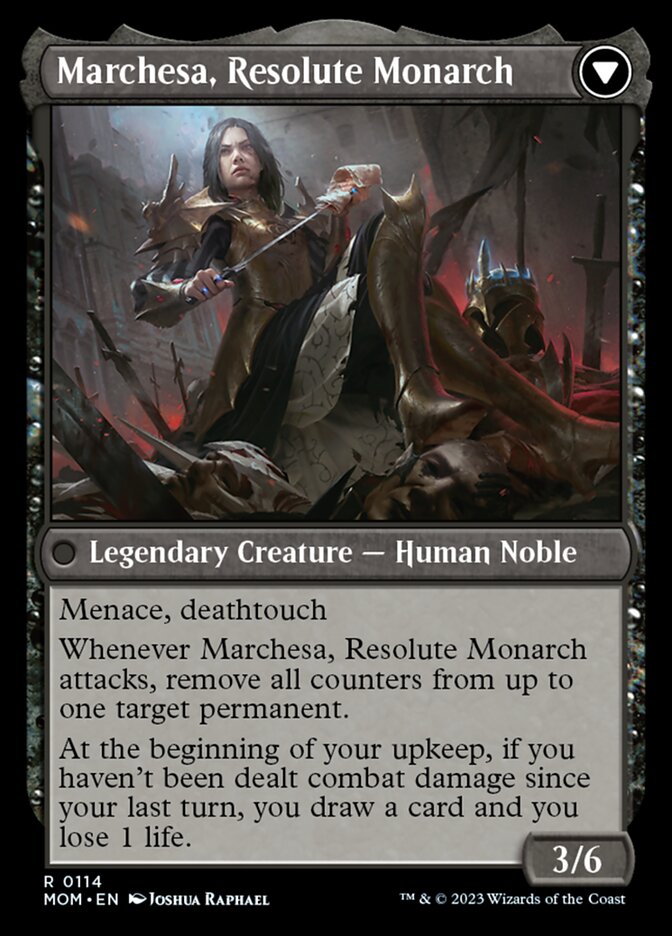 Invasion of Fiora // Marchesa, Resolute Monarch [March of the Machine] Magic: The Gathering
