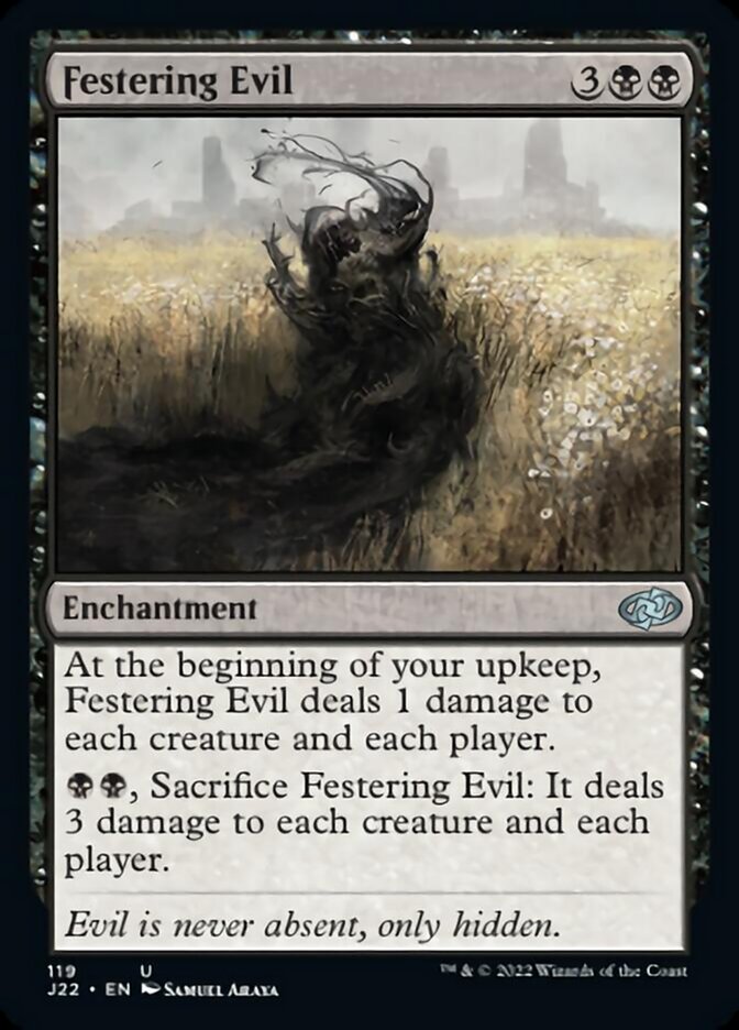 Festering Evil [Jumpstart 2022] Magic: The Gathering