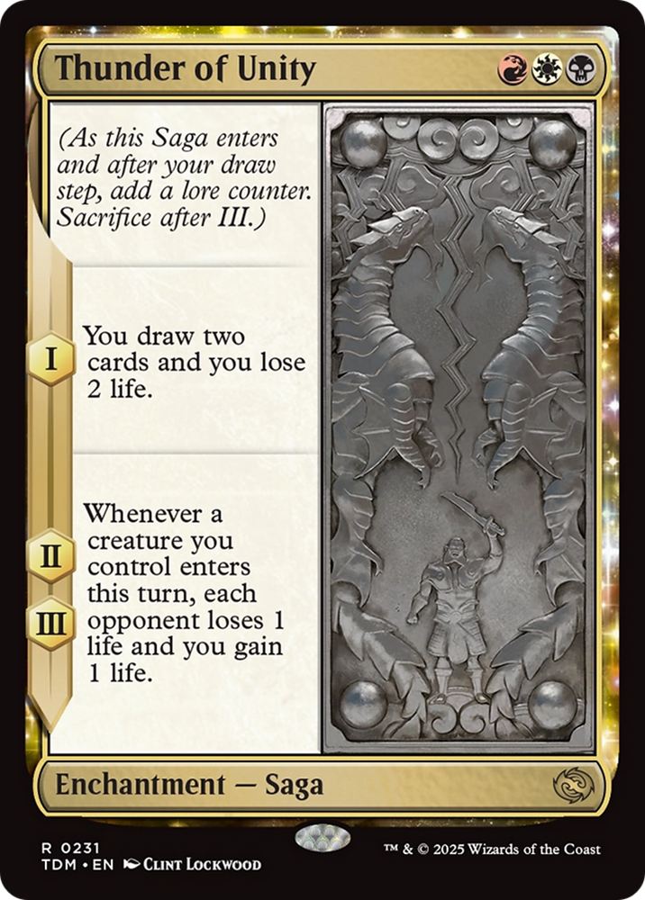Thunder of Unity [Tarkir: Dragonstorm] Magic: The Gathering