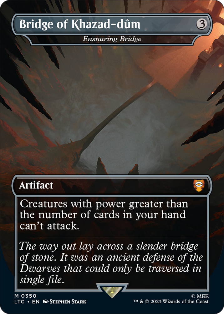 Bridge of Khazad-dum - Ensnaring Bridge [The Lord of the Rings: Tales of Middle-Earth Commander] Magic: The Gathering