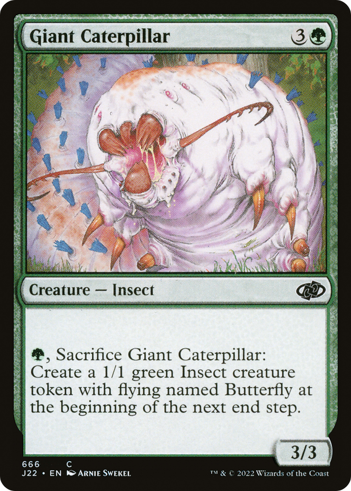 Giant Caterpillar [Jumpstart 2022] Magic: The Gathering