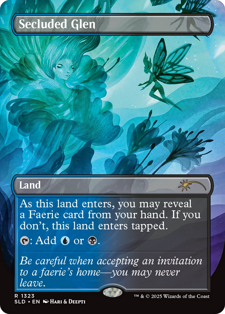 Secluded Glen (Rainbow Foil) [Secret Lair Drop Series] Magic: The Gathering
