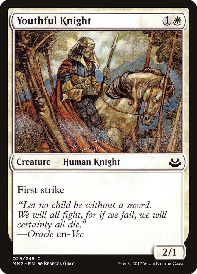 Youthful Knight [Modern Masters 2017] Magic: The Gathering