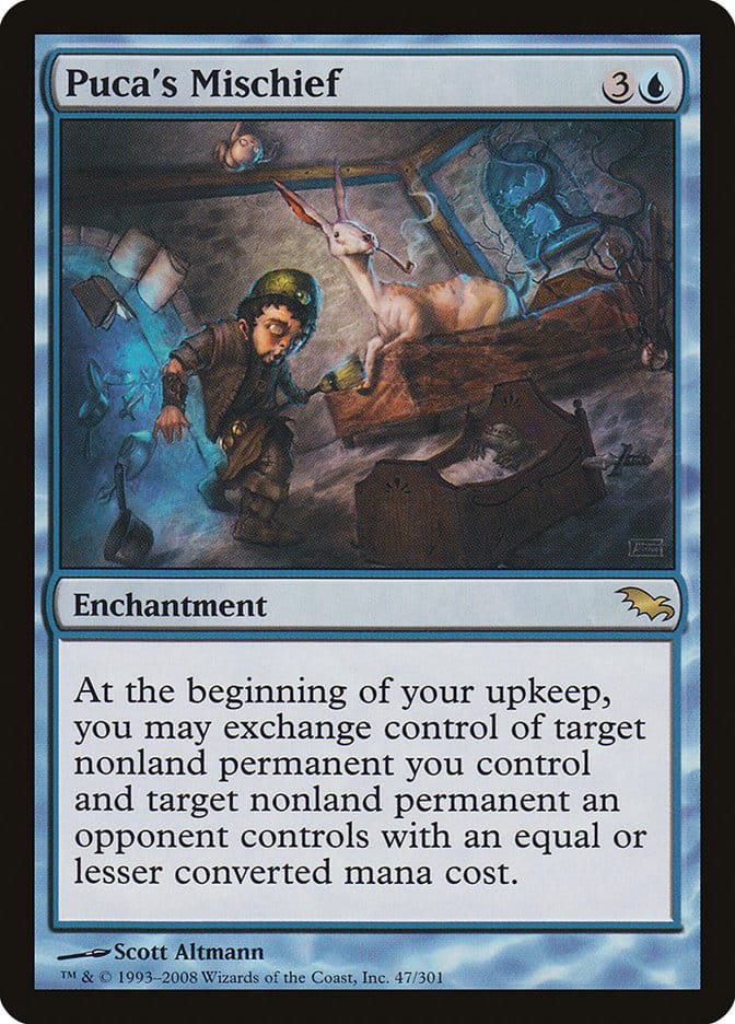 Puca's Mischief [Shadowmoor] Magic: The Gathering