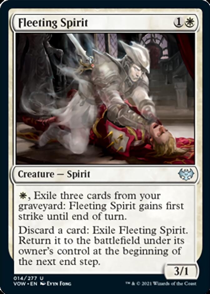 Fleeting Spirit [Innistrad: Crimson Vow] Magic: The Gathering
