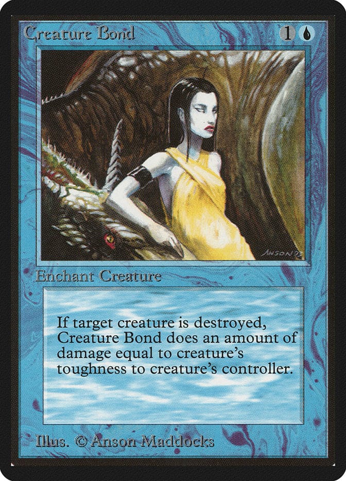 Creature Bond [Beta Edition] Magic: The Gathering