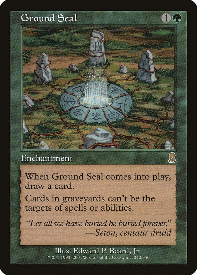 Ground Seal [Odyssey] Magic: The Gathering