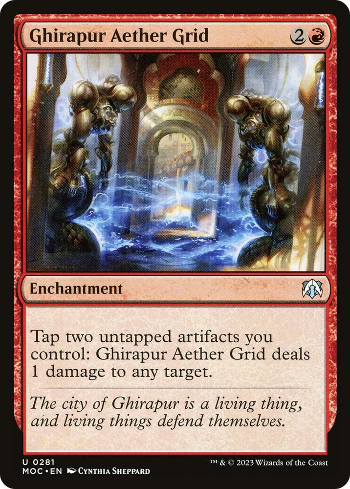Ghirapur Aether Grid [March of the Machine Commander] Magic: The Gathering
