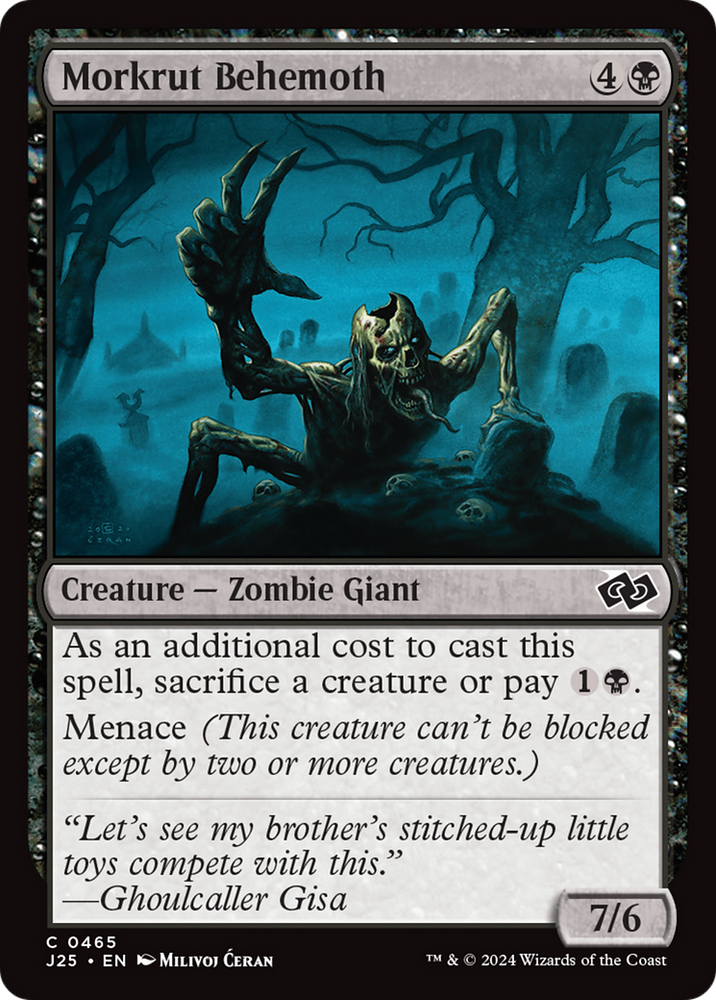 Morkrut Behemoth [Foundations Jumpstart] Magic: The Gathering