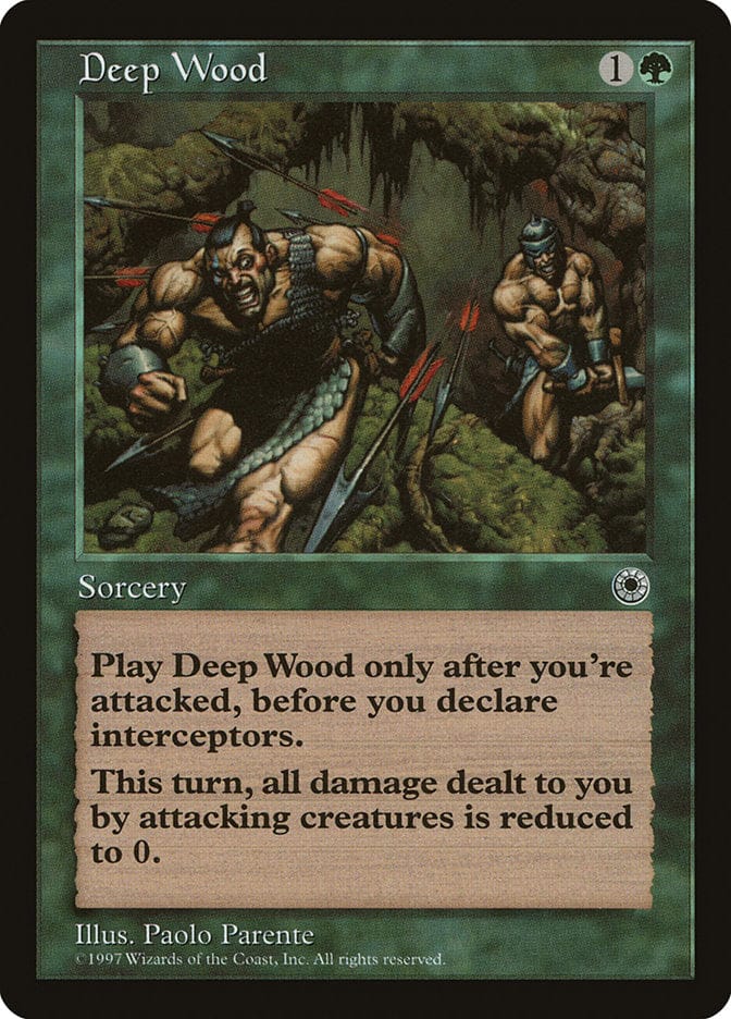 Deep Wood [Portal] Magic: The Gathering