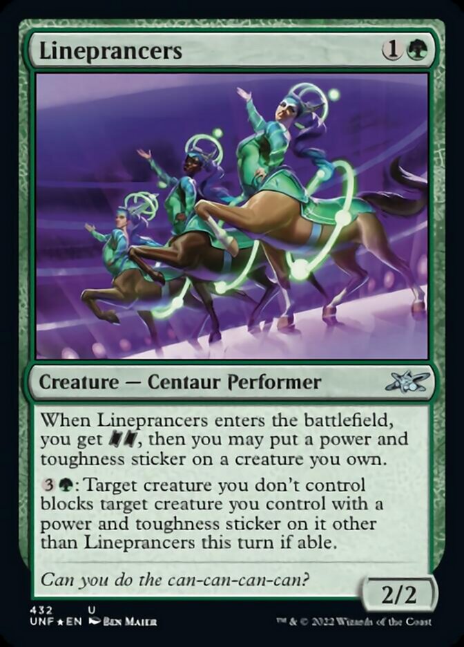 Lineprancers (Galaxy Foil) [Unfinity] Magic: The Gathering
