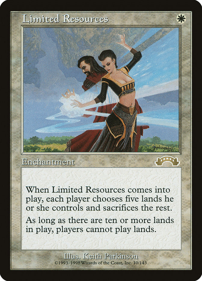 Limited Resources [Exodus] Magic: The Gathering