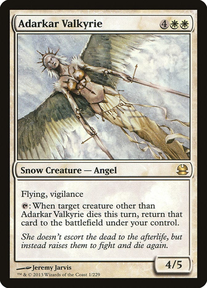 Adarkar Valkyrie [Modern Masters] Magic: The Gathering