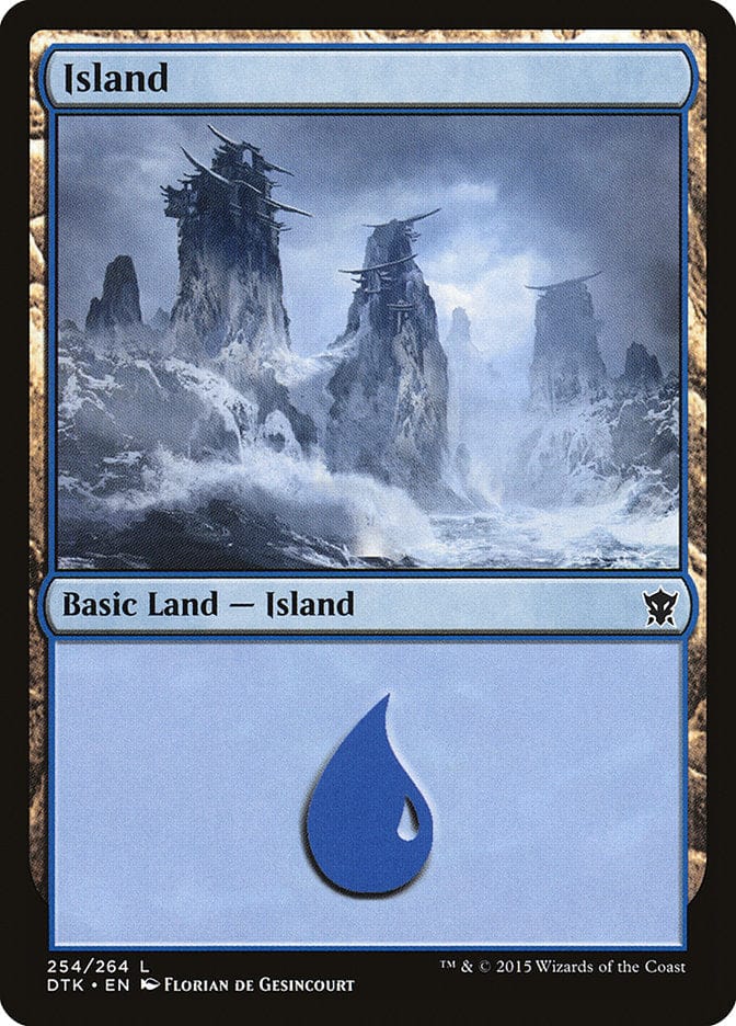 Island (254) [Dragons of Tarkir] Magic: The Gathering