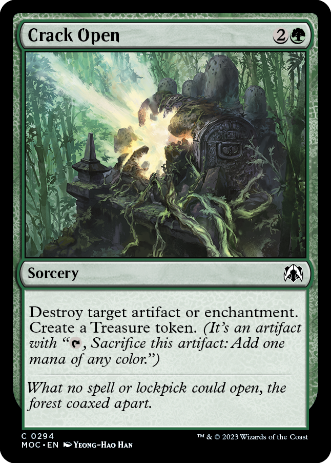 Crack Open [March of the Machine Commander] Magic: The Gathering