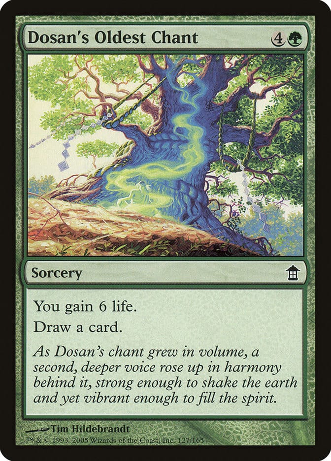 Dosan's Oldest Chant [Saviors of Kamigawa] Magic: The Gathering