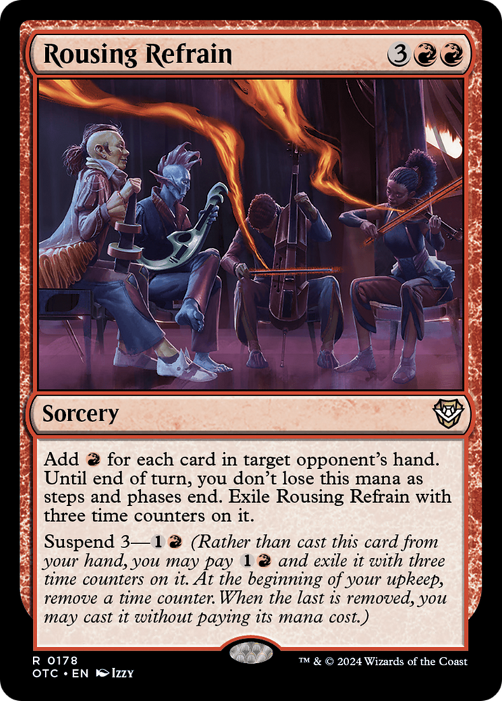 Rousing Refrain [Outlaws of Thunder Junction Commander] Magic: The Gathering