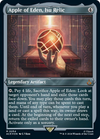 Apple of Eden, Isu Relic (Foil Etched) [Assassin's Creed] Magic: The Gathering