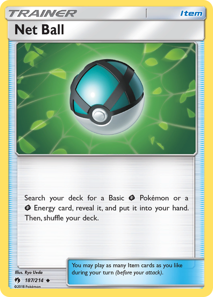 Net Ball (187/214) [Sun & Moon: Lost Thunder] Pokémon