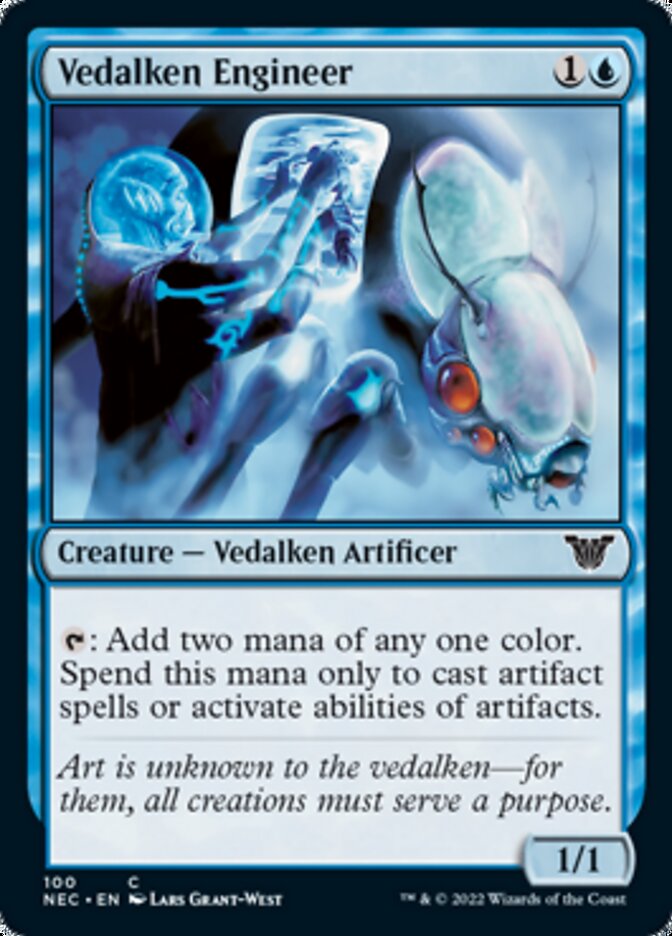 Vedalken Engineer [Kamigawa: Neon Dynasty Commander] Magic: The Gathering