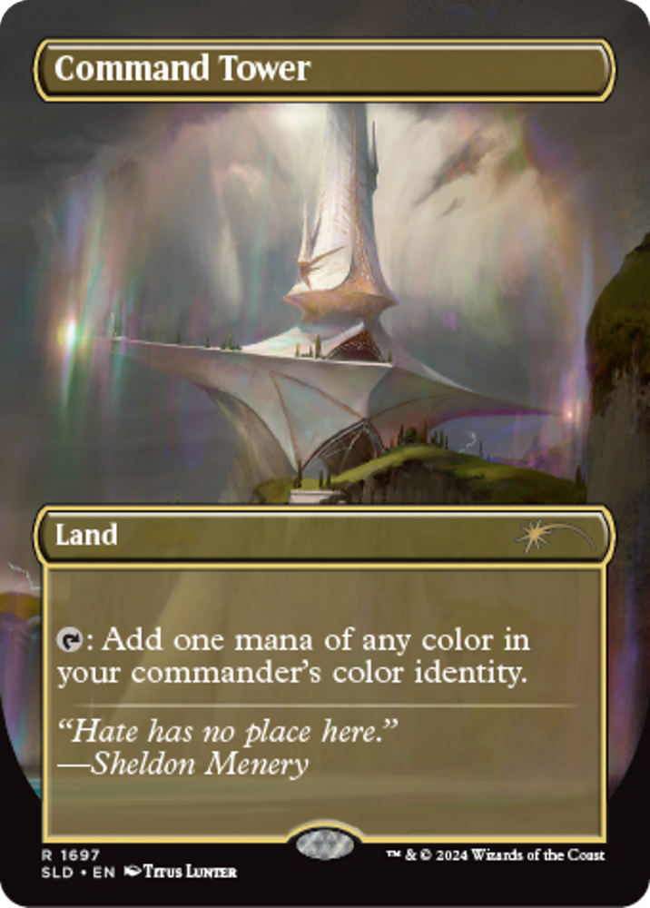 Command Tower (1697) [Secret Lair: Sheldon's Spellbook] Magic: The Gathering