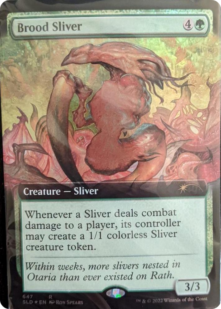 Brood Sliver (Extended Art) [Secret Lair Drop Promos] Magic: The Gathering