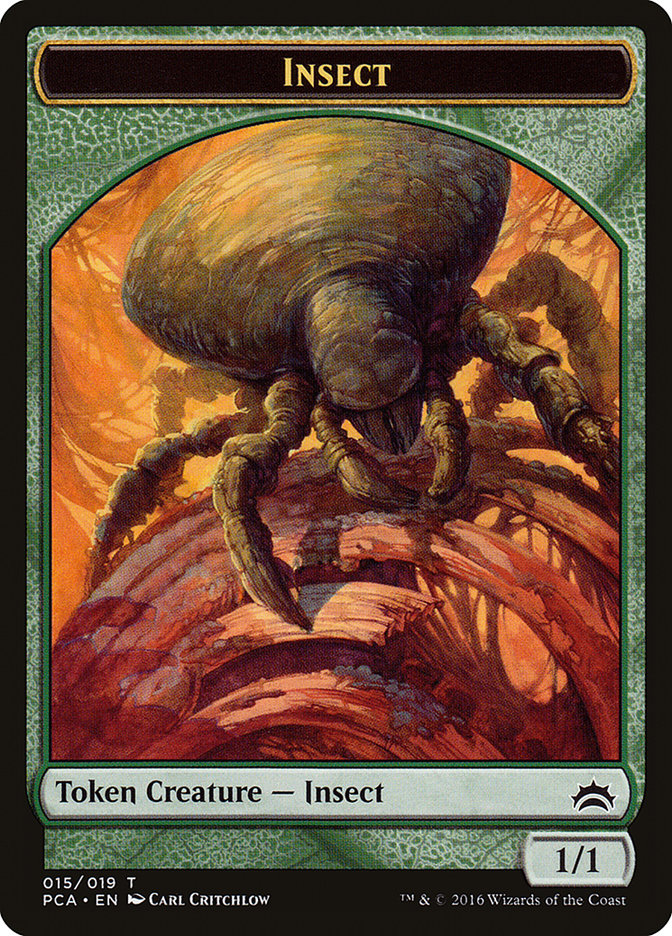 Insect Token [Planechase Anthology Tokens] Magic: The Gathering
