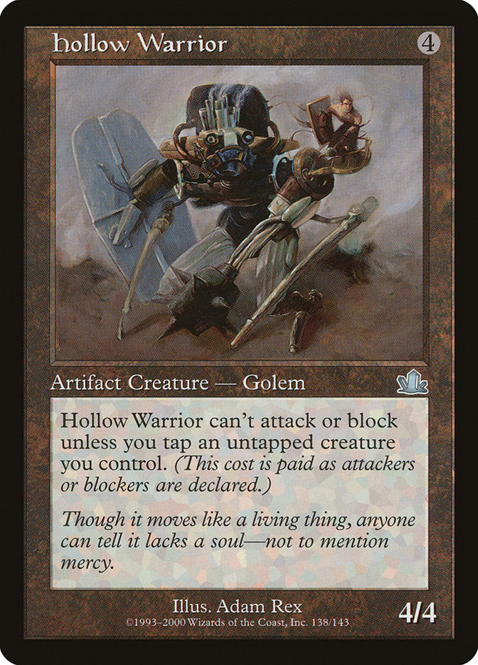 Hollow Warrior [Prophecy] Magic: The Gathering