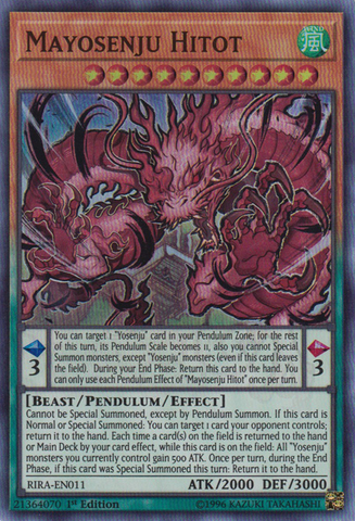 Mayosenju Hitot [RIRA-EN011] Super Rare - Yugioh Cards For Your TCG Needs!
