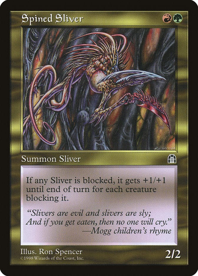 Spined Sliver [Stronghold] Magic: The Gathering