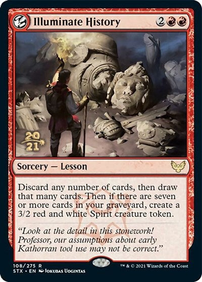 Illuminate History [Strixhaven: School of Mages Prerelease Promos] Magic: The Gathering