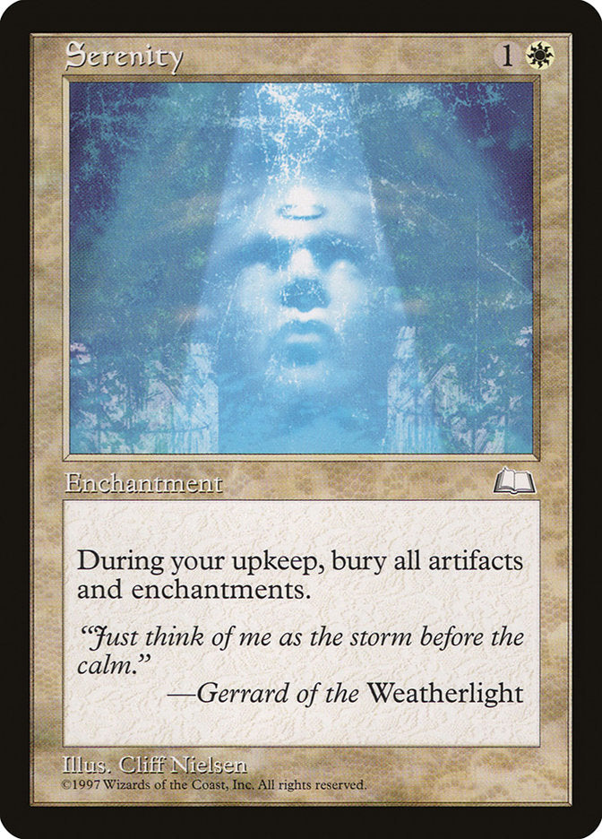 Serenity [Weatherlight] Magic: The Gathering