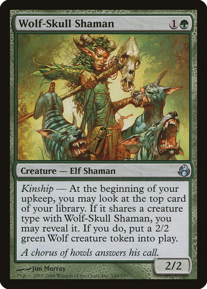Wolf-Skull Shaman [Morningtide] Magic: The Gathering