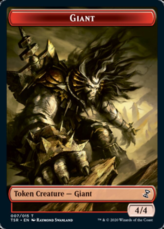 Giant Token [Time Spiral Remastered Tokens] Magic: The Gathering